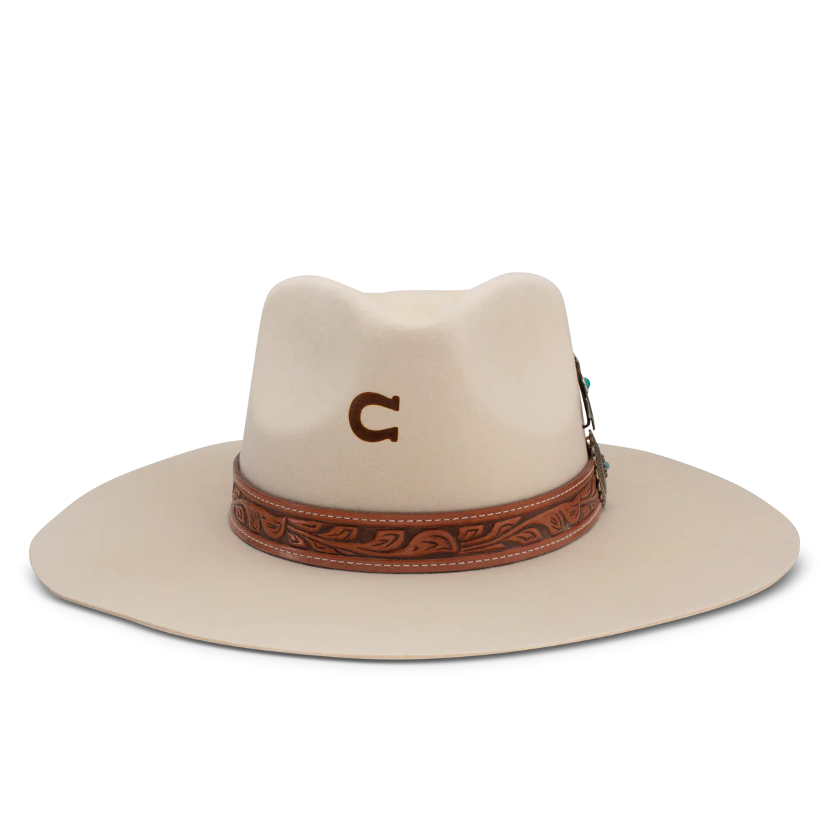 Charlie 1 Horse Hat - White Sands - Ivory (7334017531981)