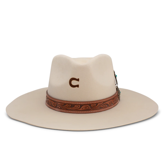 Charlie 1 Horse Hat - White Sands - Ivory (7334017531981)