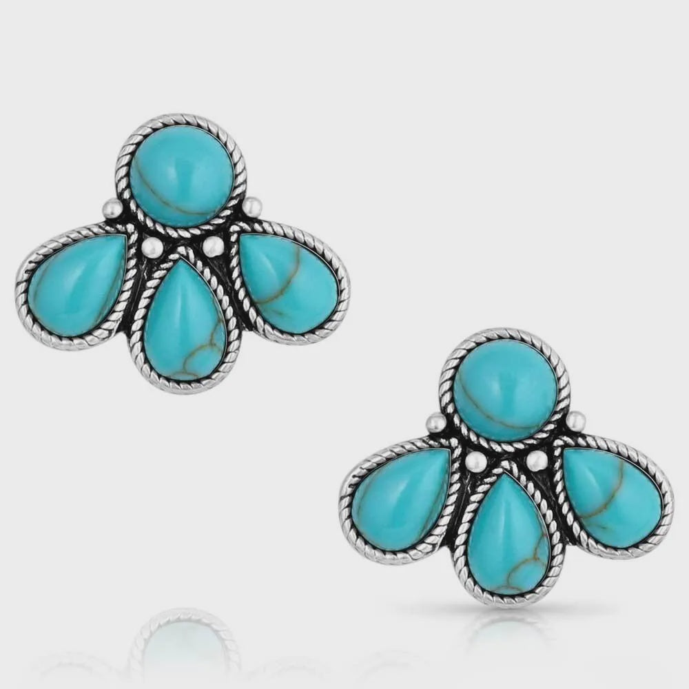 Montana Silver Natures Wonder Turquoise Earrings (7497067036749)