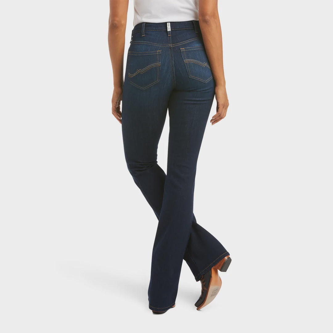 Womens Ariat REAL High Rise Boot Cut Ballary Jean