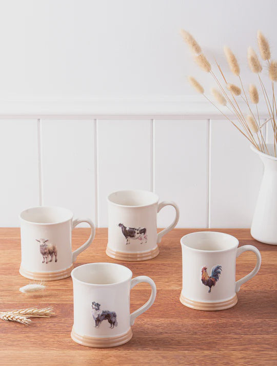 Farm Friends 2 - 4 pack assorted mugs