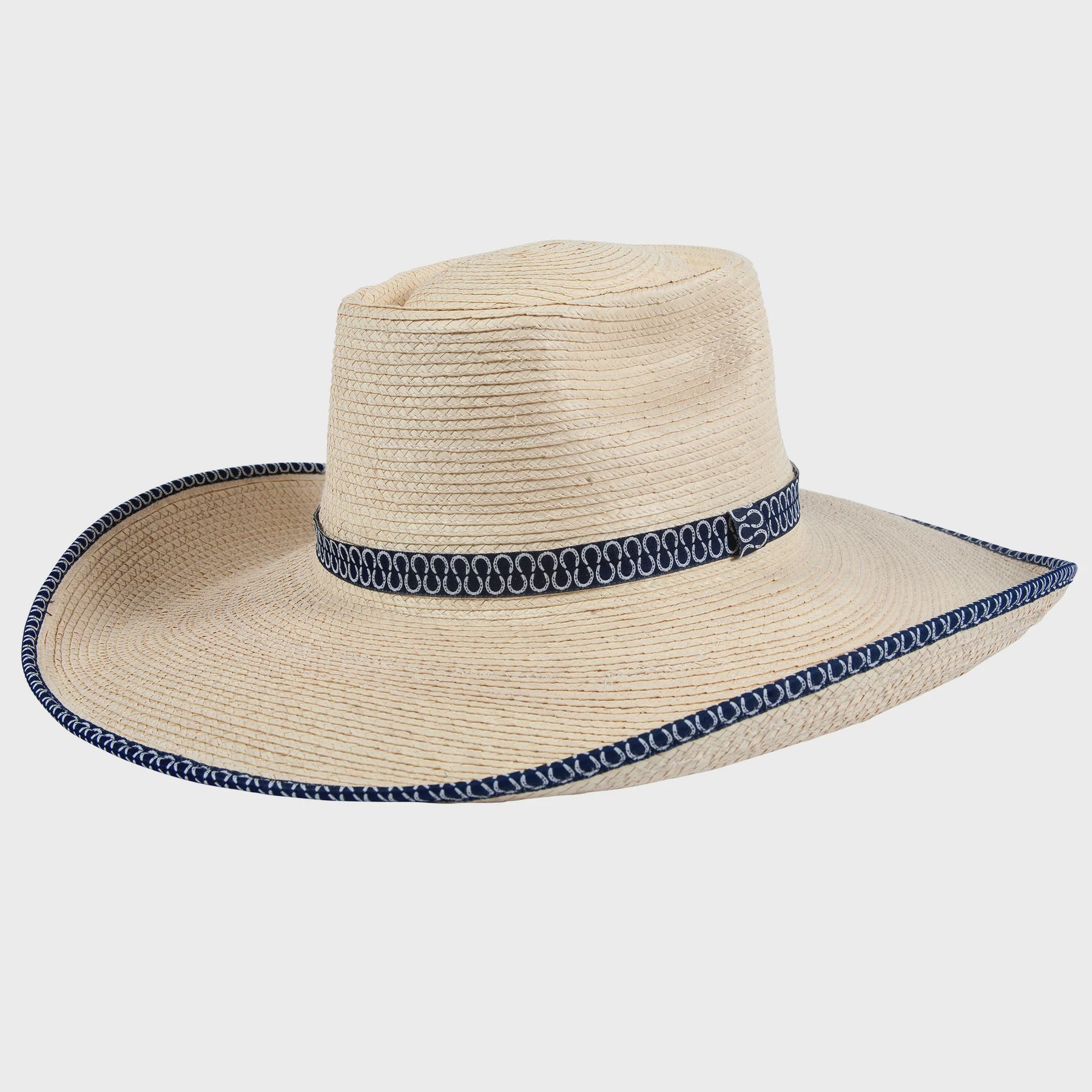 Sunbody Ava Hat - Navy Horseshoes (7350962978893)