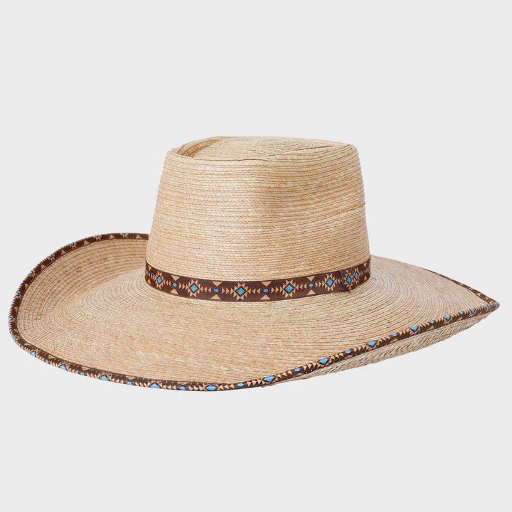 Sunbody Ava Oak Palm Hat - Tan Aztec (7350963044429)