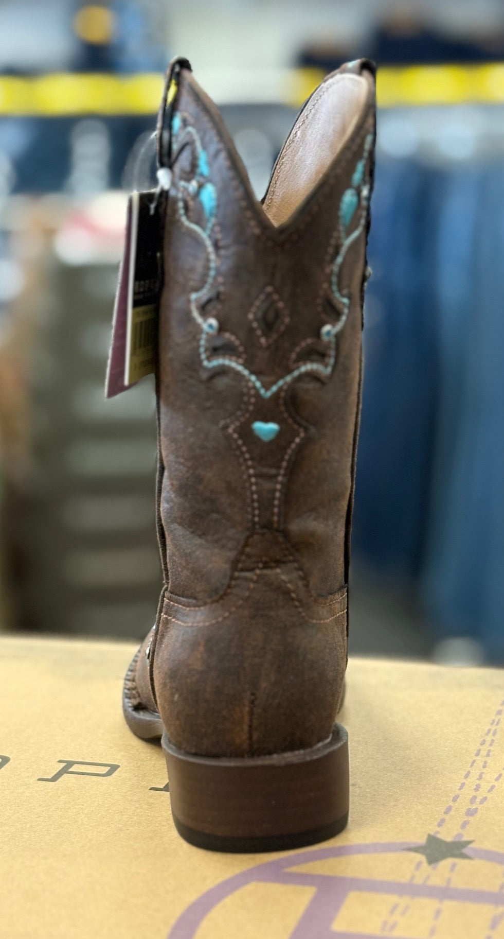 Little Kids Roper Hearts Boot - Brown (7505889263693)