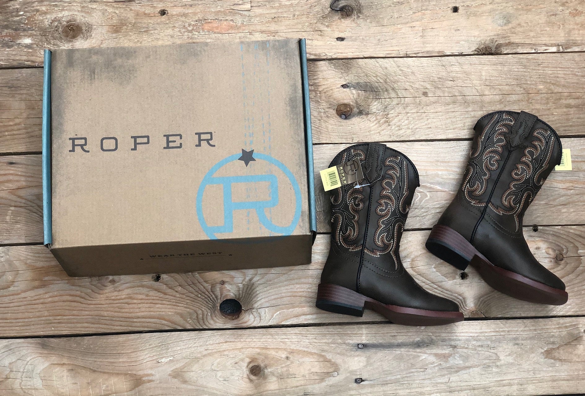 Little Kids Roper Patrick Boot - Brown (7368642756685)