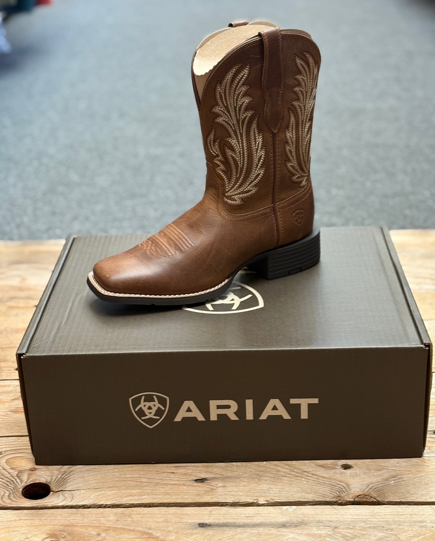 Womens Ariat Round Up Filly Boot - Sorrel Crunch (7549838655565)