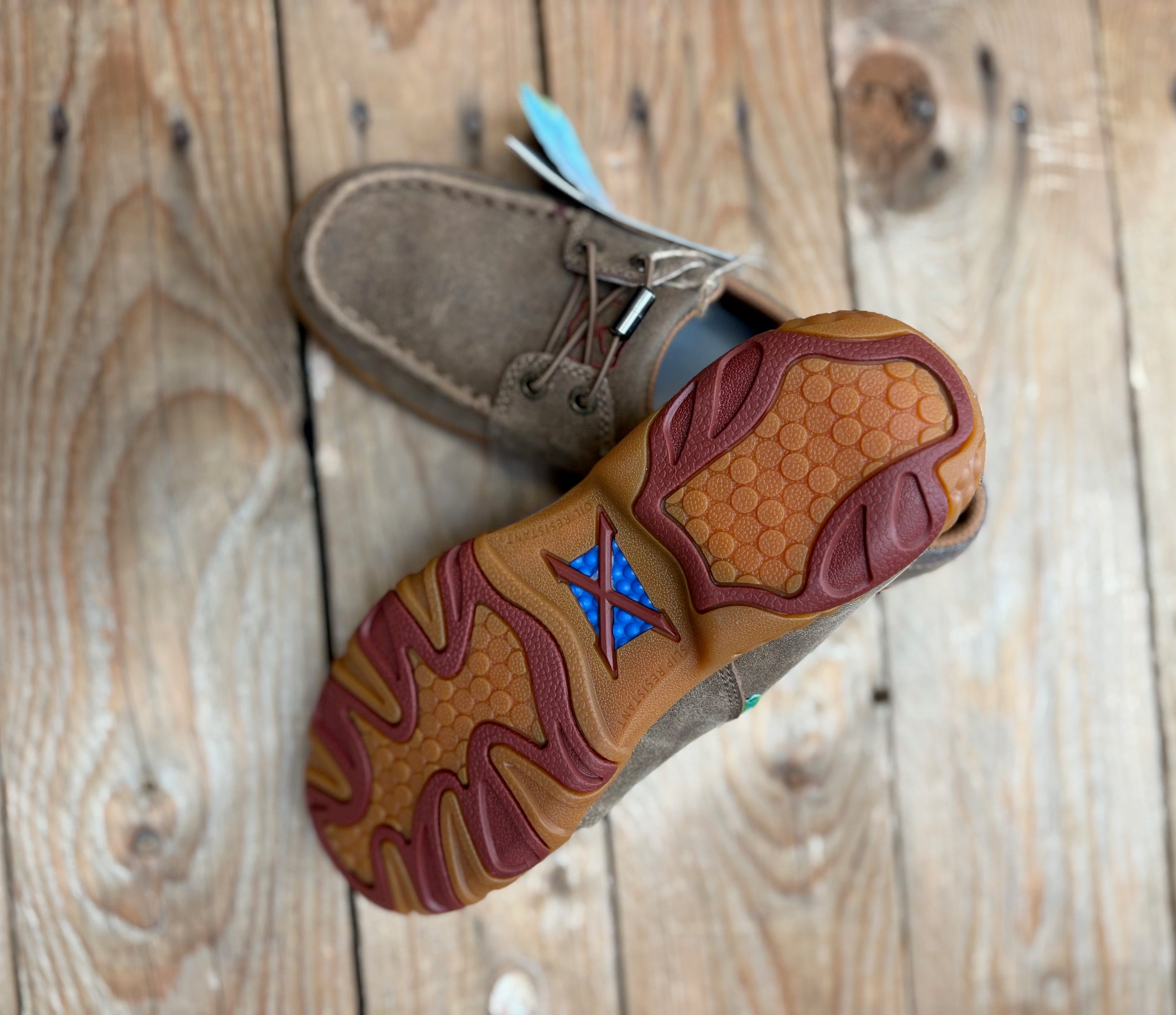 Womens Twisted X Cell Stretch Elastic Moc / Shoe - Bomber