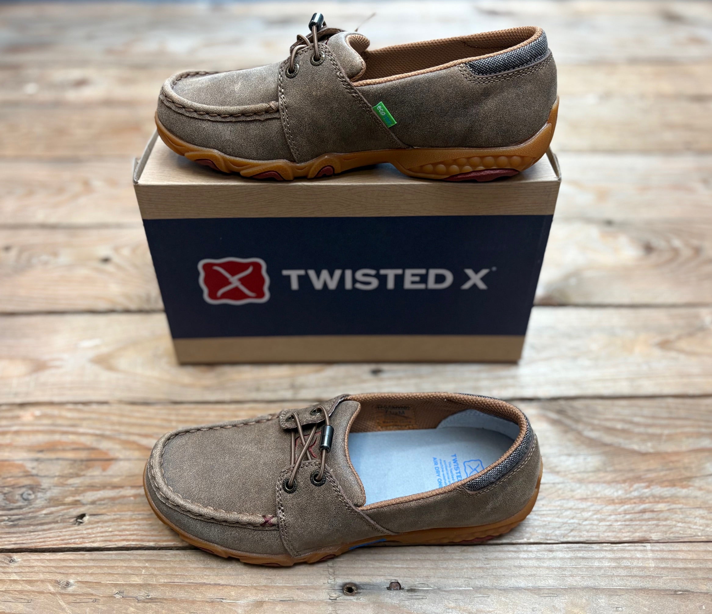 Womens Twisted X Cell Stretch Elastic Moc / Shoe - Bomber