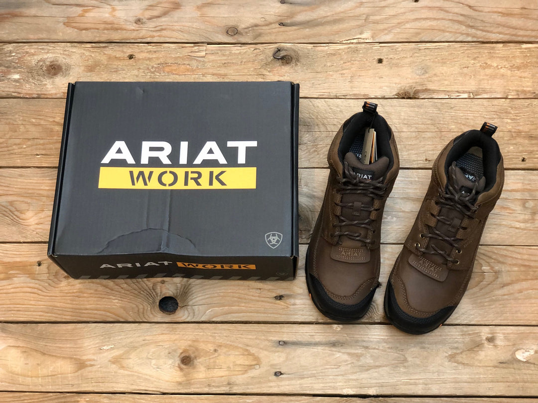Mens Ariat DuraTerrain H20 Steel Toe - Distressed Brown (7430063128653)
