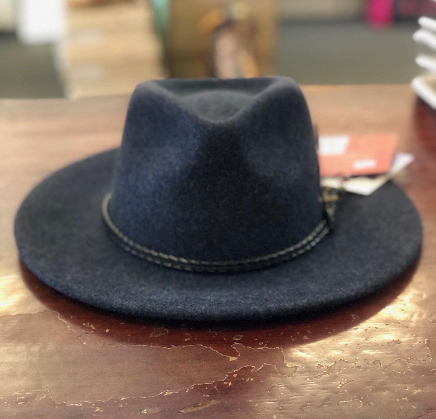 Thomas Cook Wanderer Crushable Hat - Navy Marle (7443594313805)