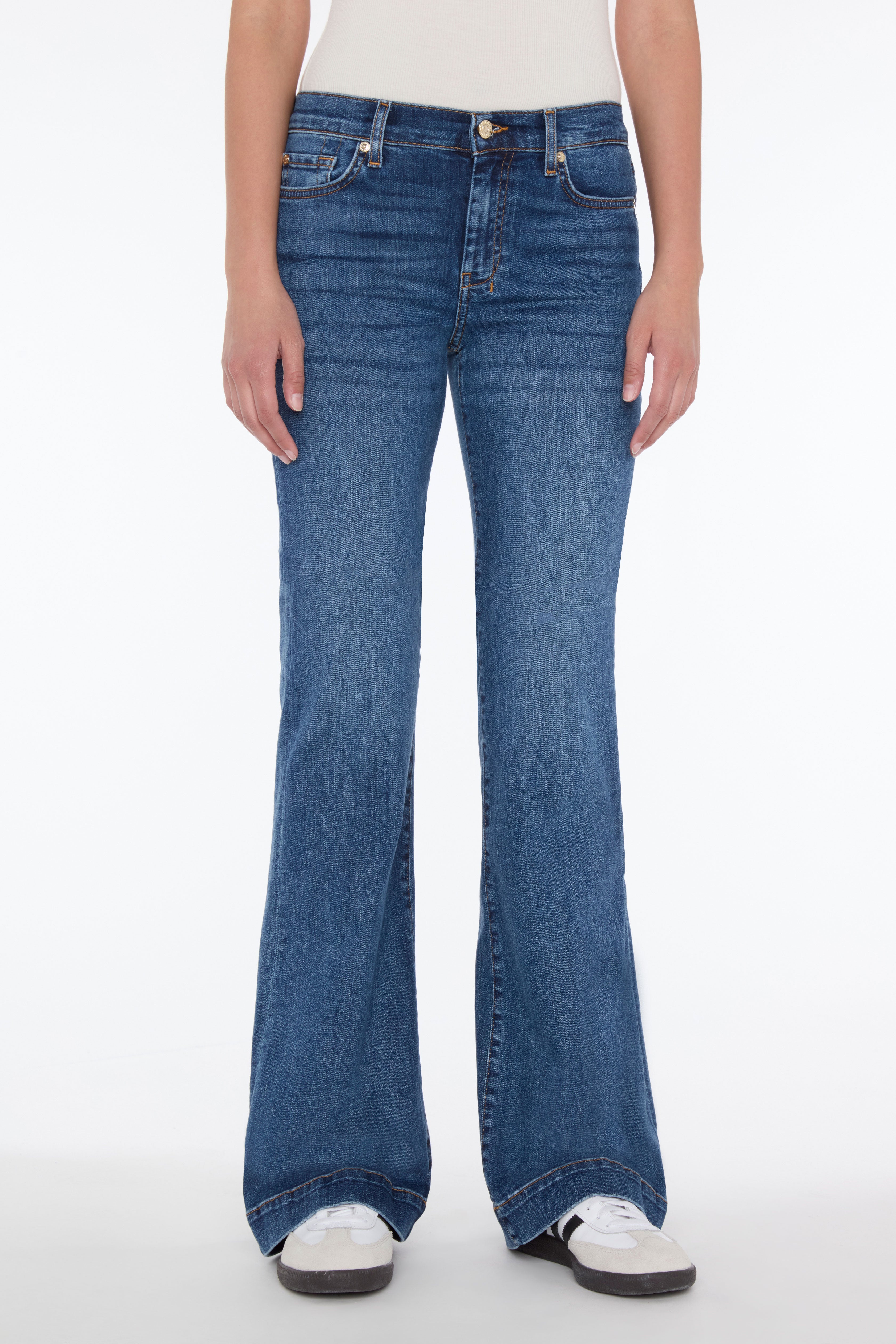 Womens 7 For All Mankind Dojo Jean - Soho Light