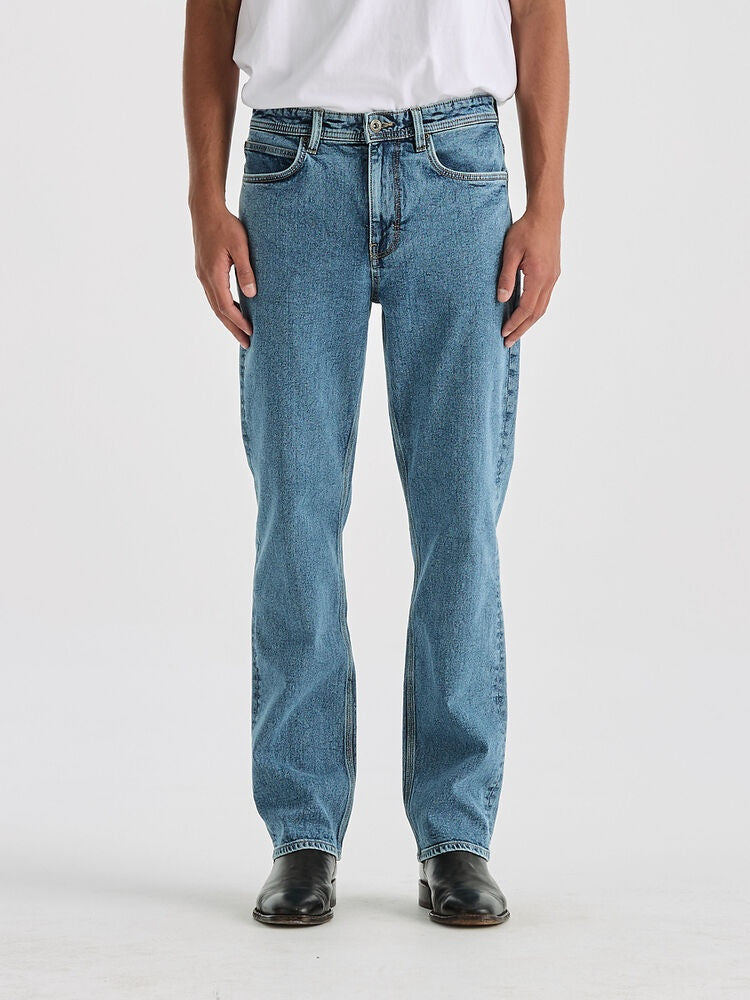 Mens Lee Rider L101 Straight Blue Stone Jean (7444445724749)