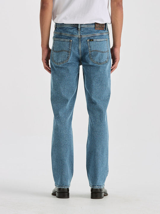 Mens Lee Rider L101 Straight Blue Stone Jean (7444445724749)