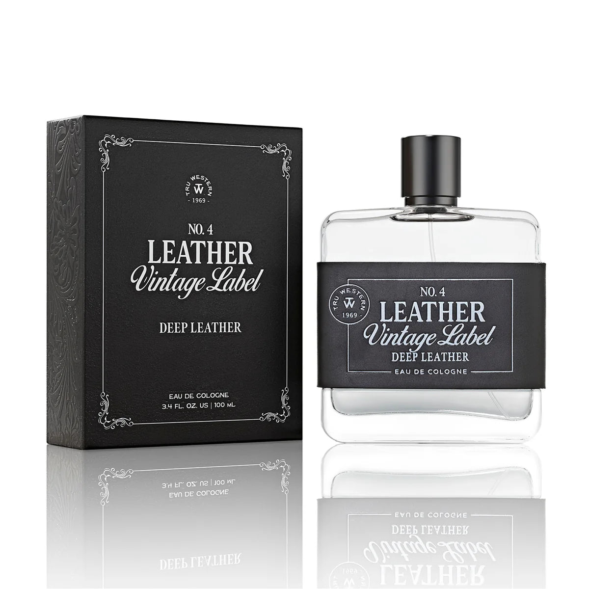 Mens Tru Western Leather #4 Deep Leather Eau De Cologne