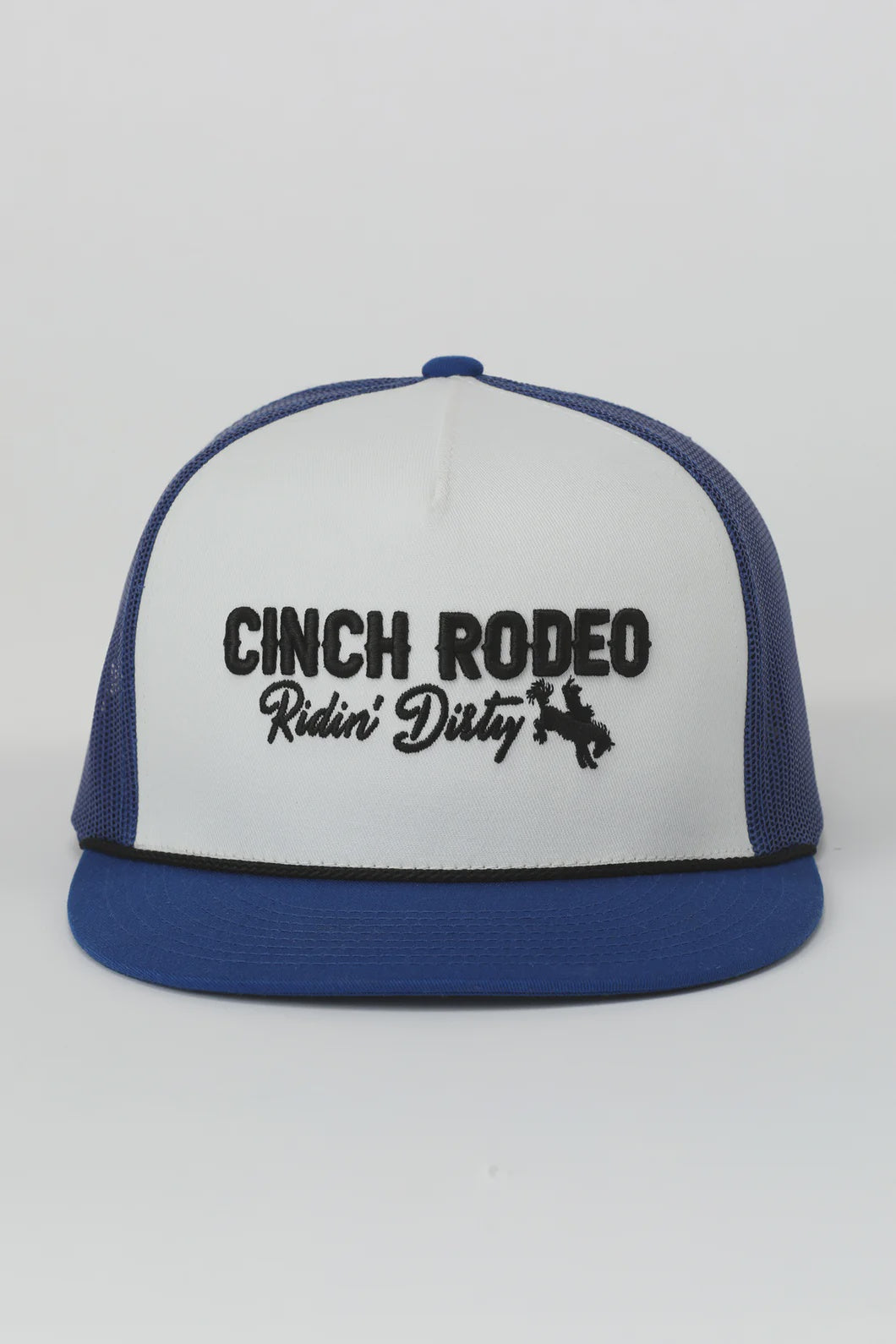 Cinch Rodeo Ridin Dirty Snapback Ballcap - Royal / White / Black