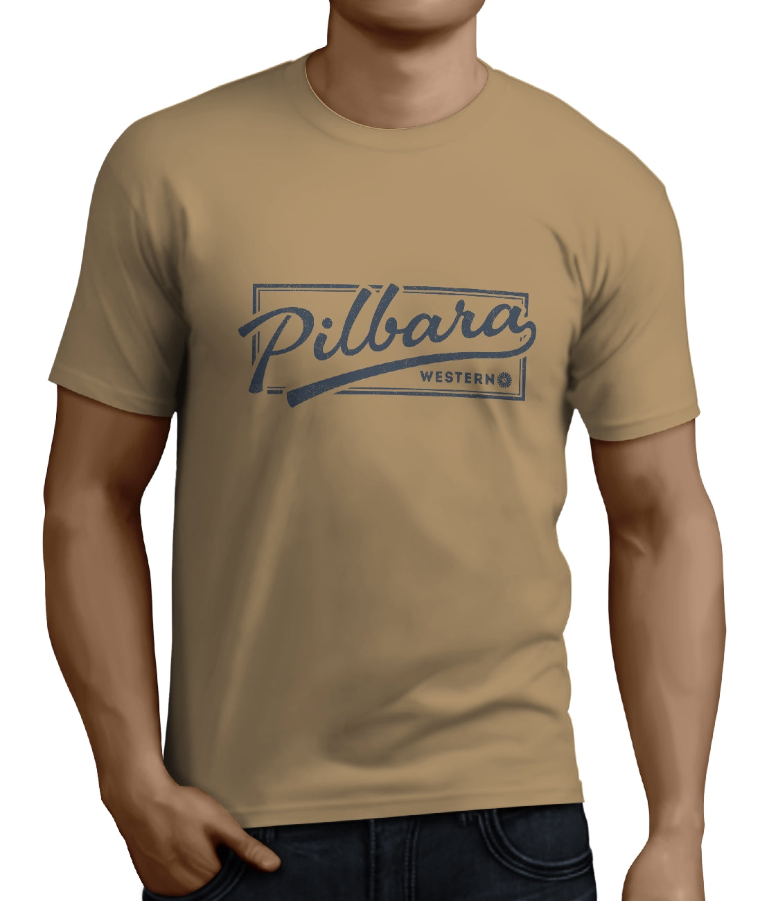 Mens Pilbara Game Day Tee Tshirt - Choose Colour