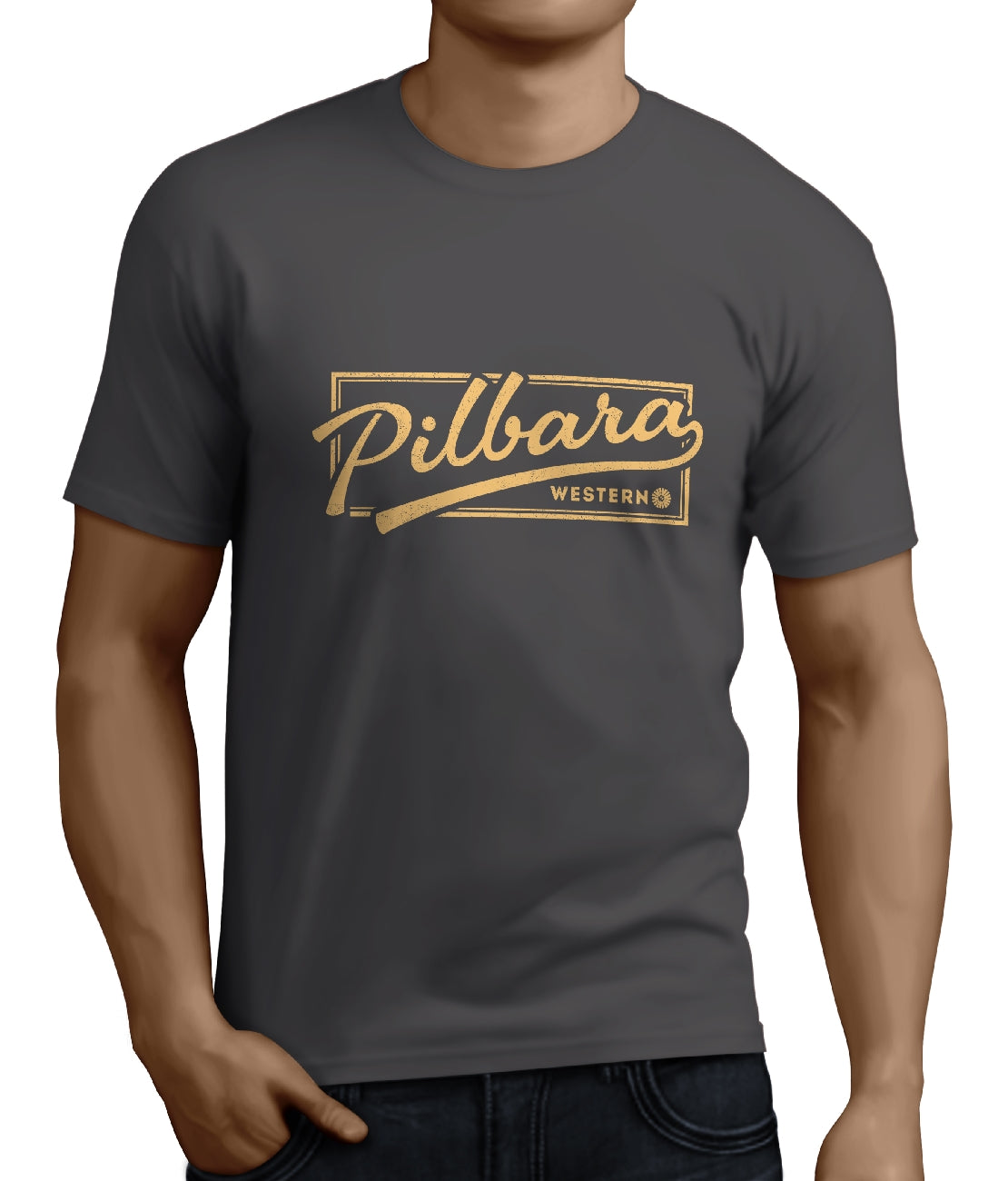 Mens Pilbara Game Day Tee Tshirt - Choose Colour