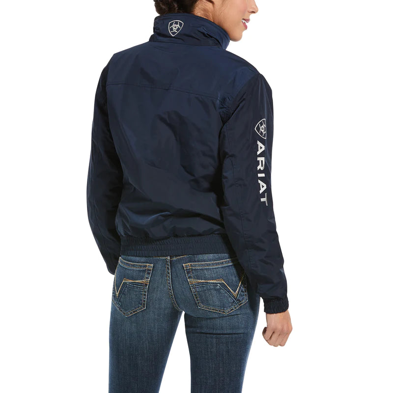 Womens Ariat Team Stable Jacket Navy (6866730090573)