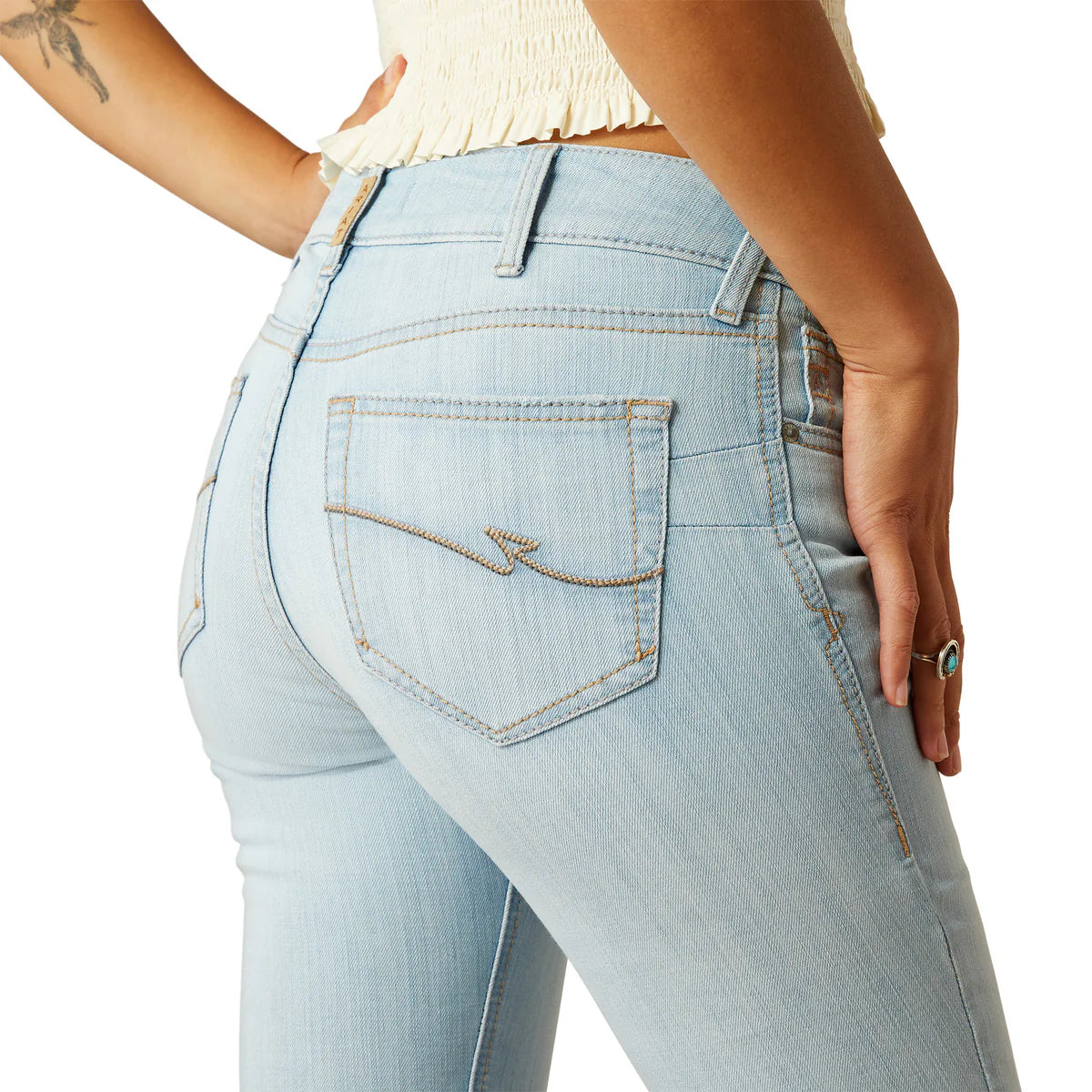 Womens Ariat June Perfect Rise Flare Jean - Springfield (7586132197453)