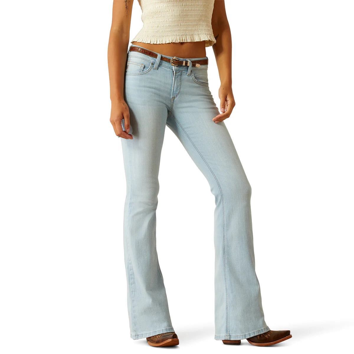 Womens Ariat June Perfect Rise Flare Jean - Springfield (7586132197453)