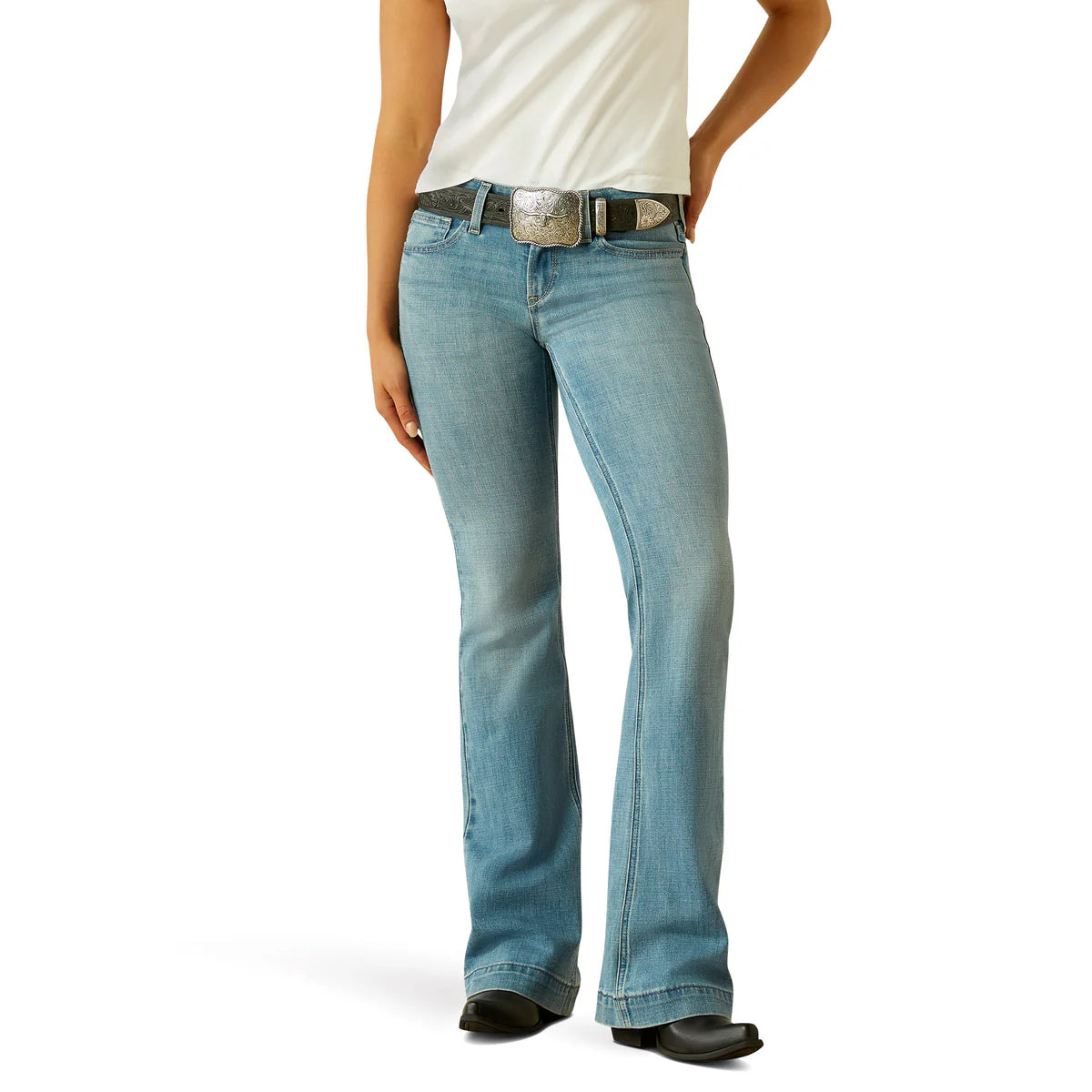 Womens Ariat Zoe Mid Rise Trouser Jean - Petaluma (7586144845901)