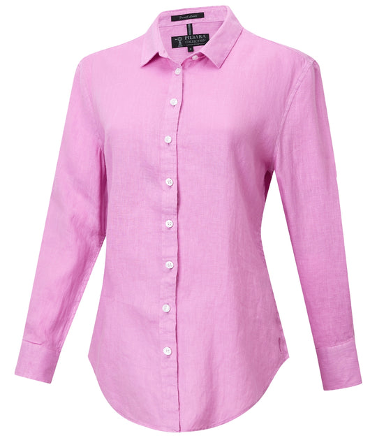 Womens Pilbara Florence Classic Linen Shirt - Choose Colour