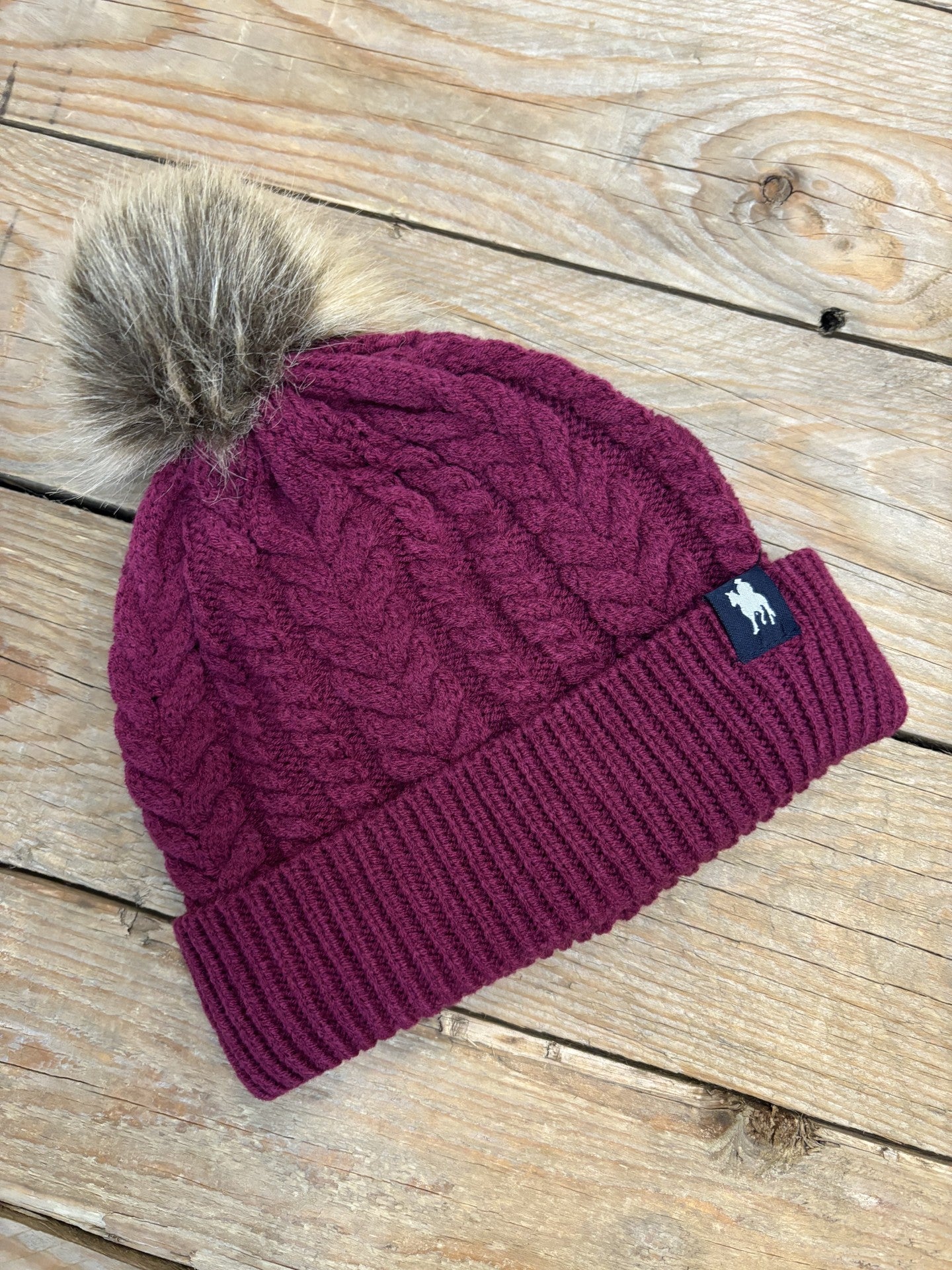 Ladies Thomas Cook Taylah Beanie - Mulberry (7041899429965)