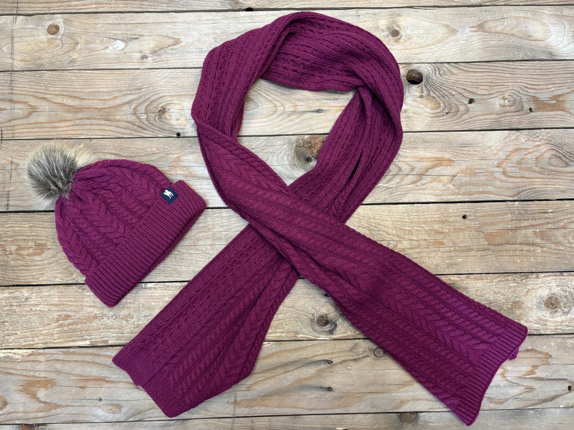 Ladies Thomas Cook Taylah Scarf - Mulberry (7041899462733)