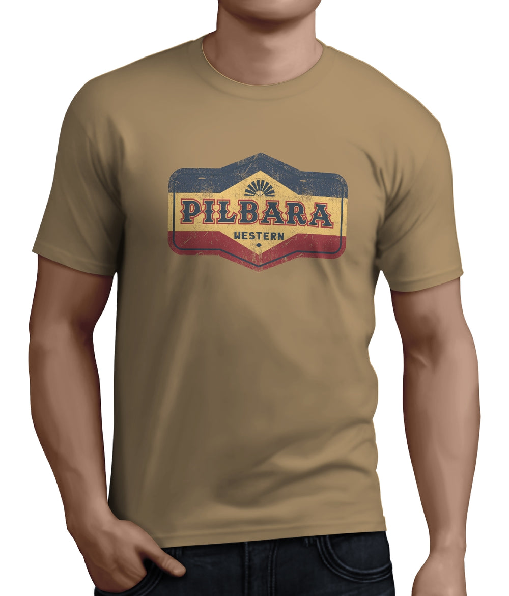 Mens Pilbara Oil Can Tee Tshirt - Choose Colour