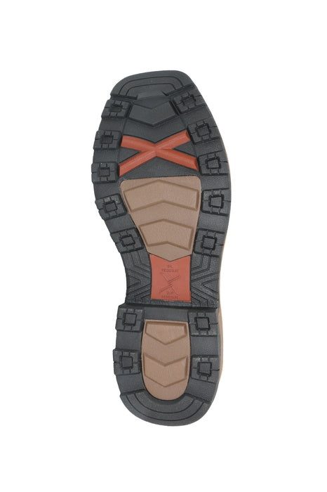 Mens Twisted X 11" Ultralite Work Boot - Chocolate / Burn