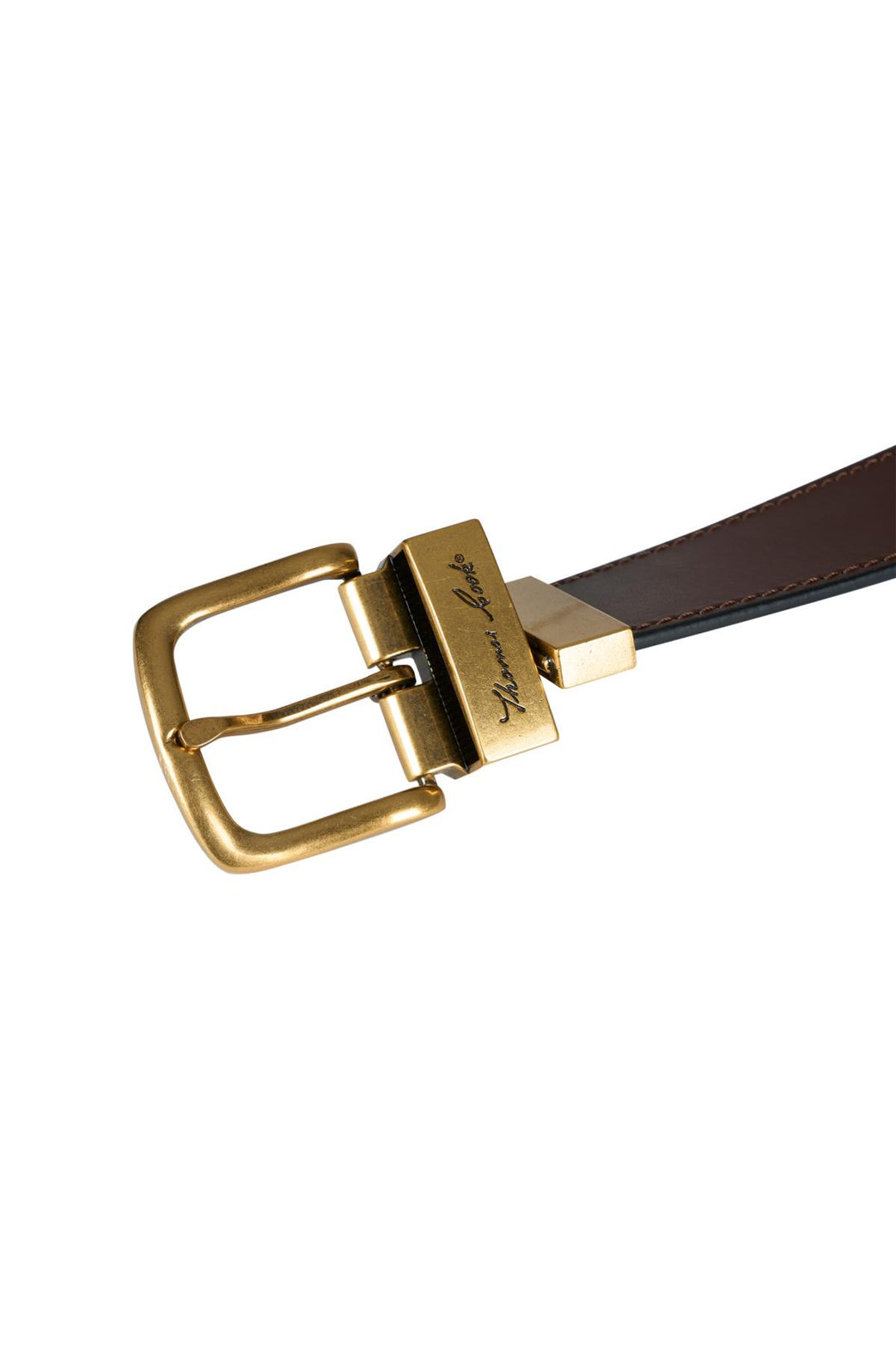 Mens Thomas Cook Lincoln Reversible Belt - Tan / Black