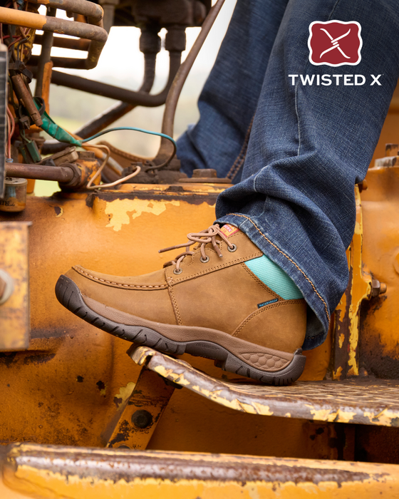 Womens Twisted X All Around Work Boot - Oiled Saddle / Aruba