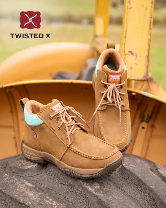 Womens Twisted X All Around Work Boot - Oiled Saddle / Aruba