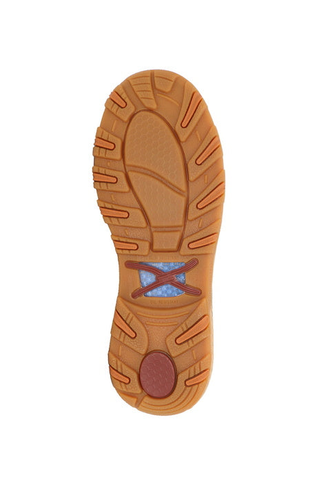 Womens Twisted X Woven Cell Stretch Slip on Moc Shoe - Brown / Multi