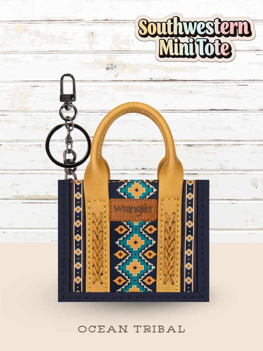 Wrangler Southwestern Mini Fun Size Tote Bag