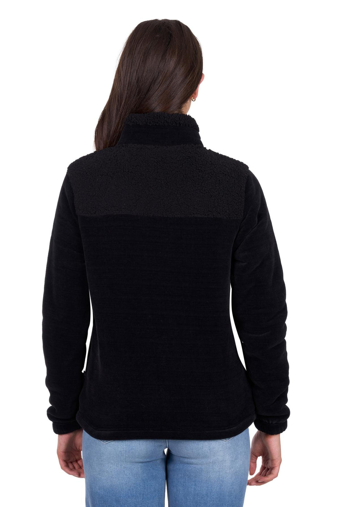 Womens Wrangler Eden Bonded Sherpa Jacket - Black