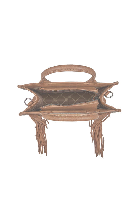 Wrangler Adelyn Tooled Handbag- Tan or Pink