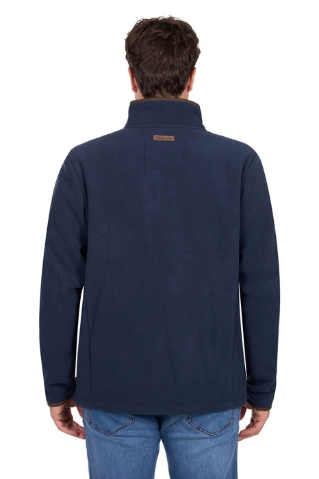 Mens Thomas Cook Adrian Fleece Jacket Zip up Jumper - Navy