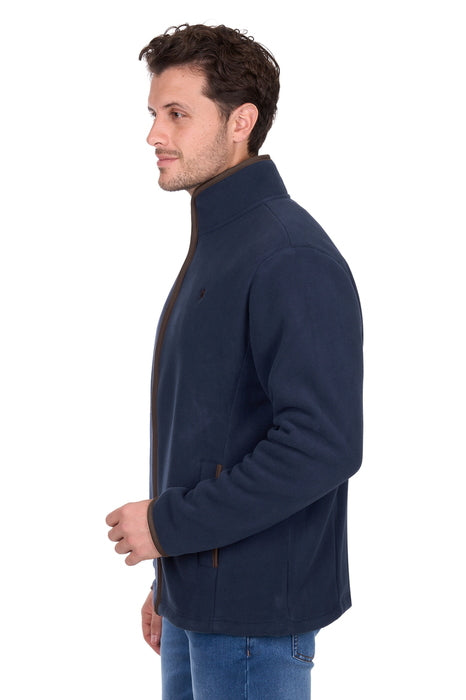 Mens Thomas Cook Adrian Fleece Jacket Zip up Jumper - Navy