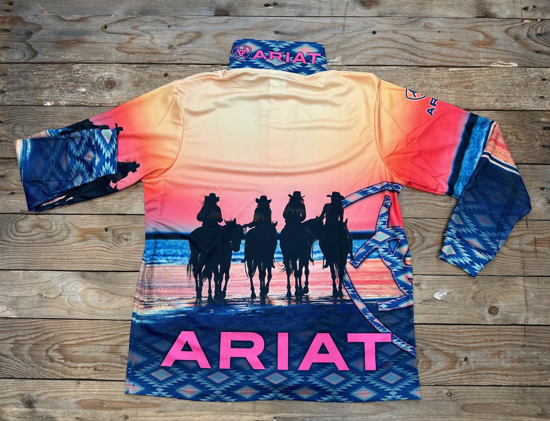 Adults Ariat Unisex Fishing Shirt - Coastal Cowgirls (7324511535181)