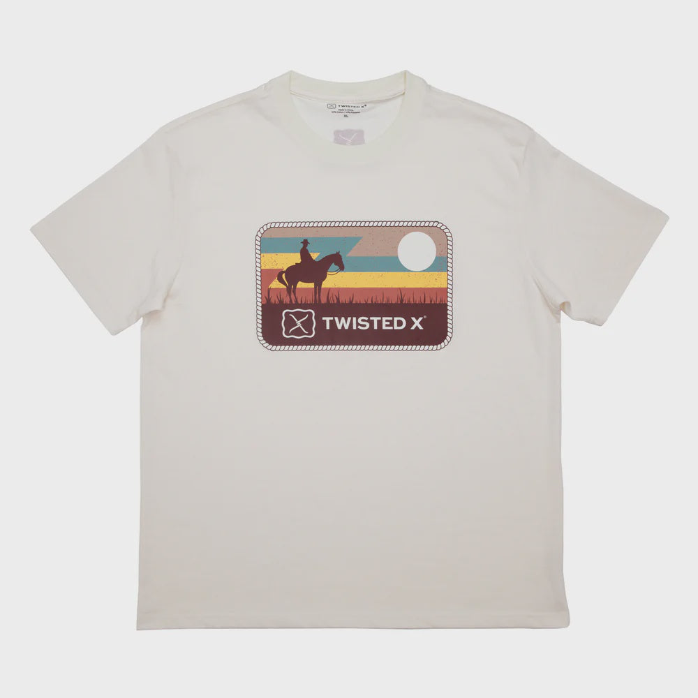 Womens Twisted X Alex SS Tee Tshirt - Off White