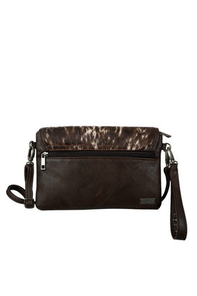 Pure Western Alison Cowhide Bag - Chocolate (7329315520589) (7329315586125)