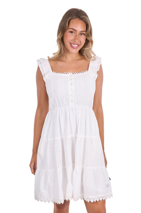 Womens Pure Western Alison Dress - White
