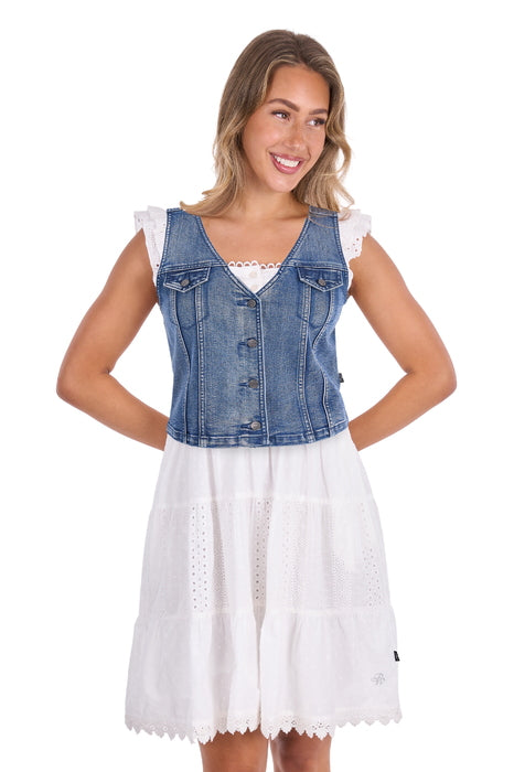 Womens Pure Western Alison Dress - White