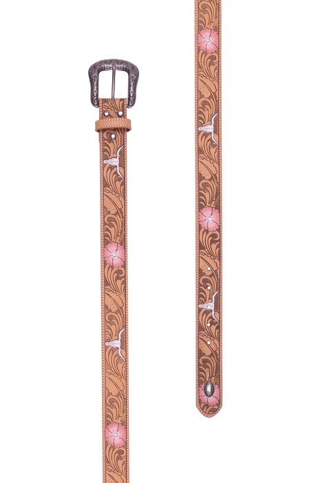 Womens Pure Western Arabelle Belt - Light Tan