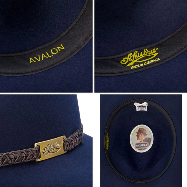 Akubra Hat Avalon- Federation Navy (3762229575757)