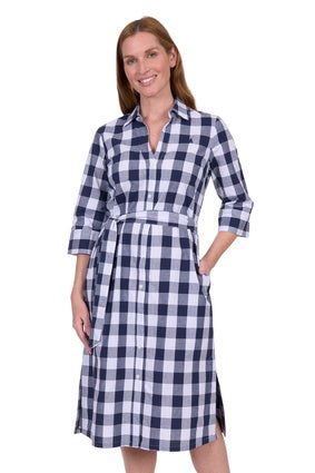 Women's Thomas Cook Bella Shirt Dress - Navy