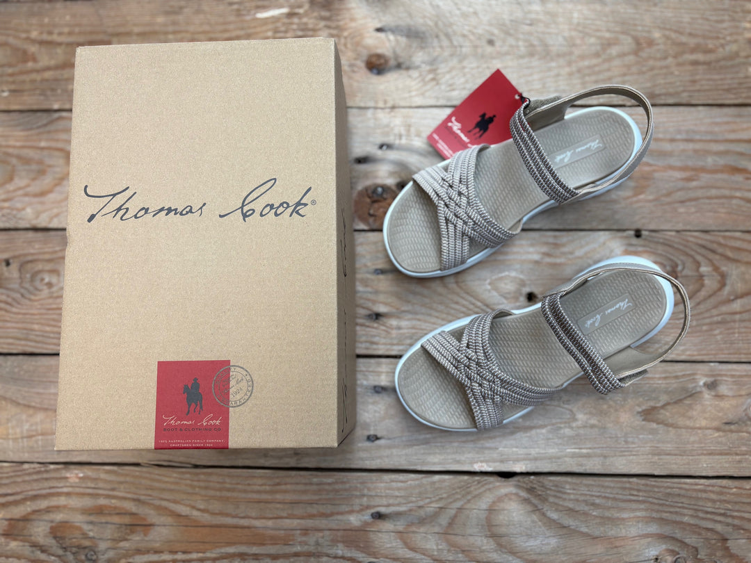 Womens Thomas Cook Belle Comfort Sandal - Beige or Navy