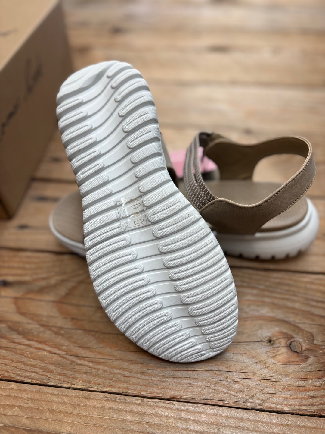 Womens Thomas Cook Belle Comfort Sandal - Beige or Navy