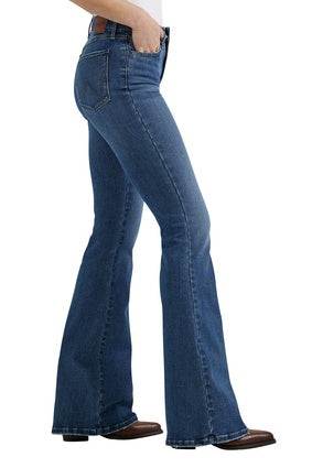 Womens Wrangler Bespoke High Rise Flare Jean - 32 or 34 Leg